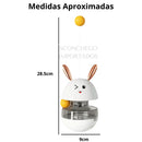 Comedouro Interativo para Gatos Giratório Divertido - Petisco Ração