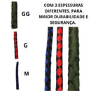 Kit Coleira Peitoral + Guia de Corda Reforçado – Passeios Confortáveis e Seguros!